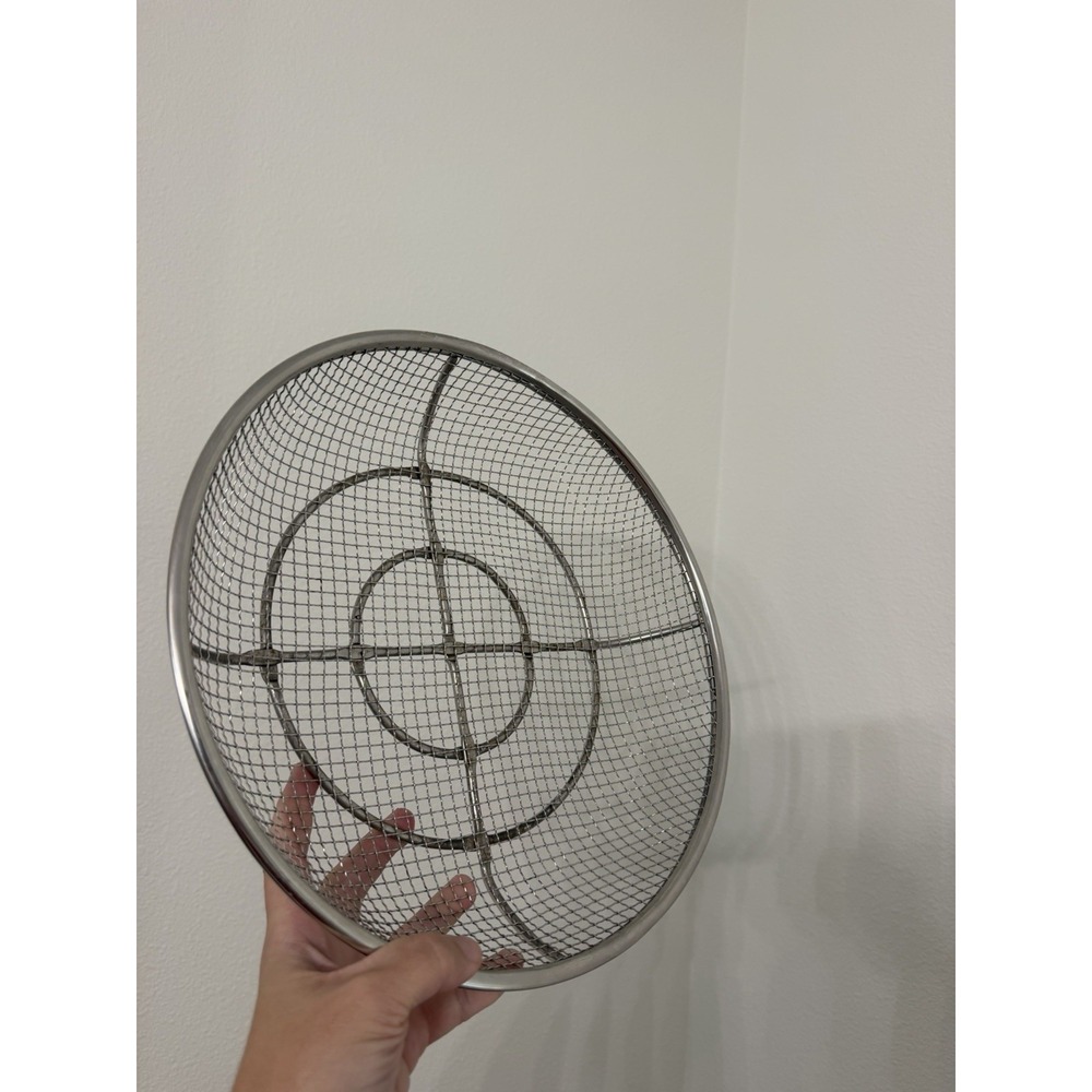 11x2.5 In Stainless Steel Air Frying/Veggie Grilling Basket
